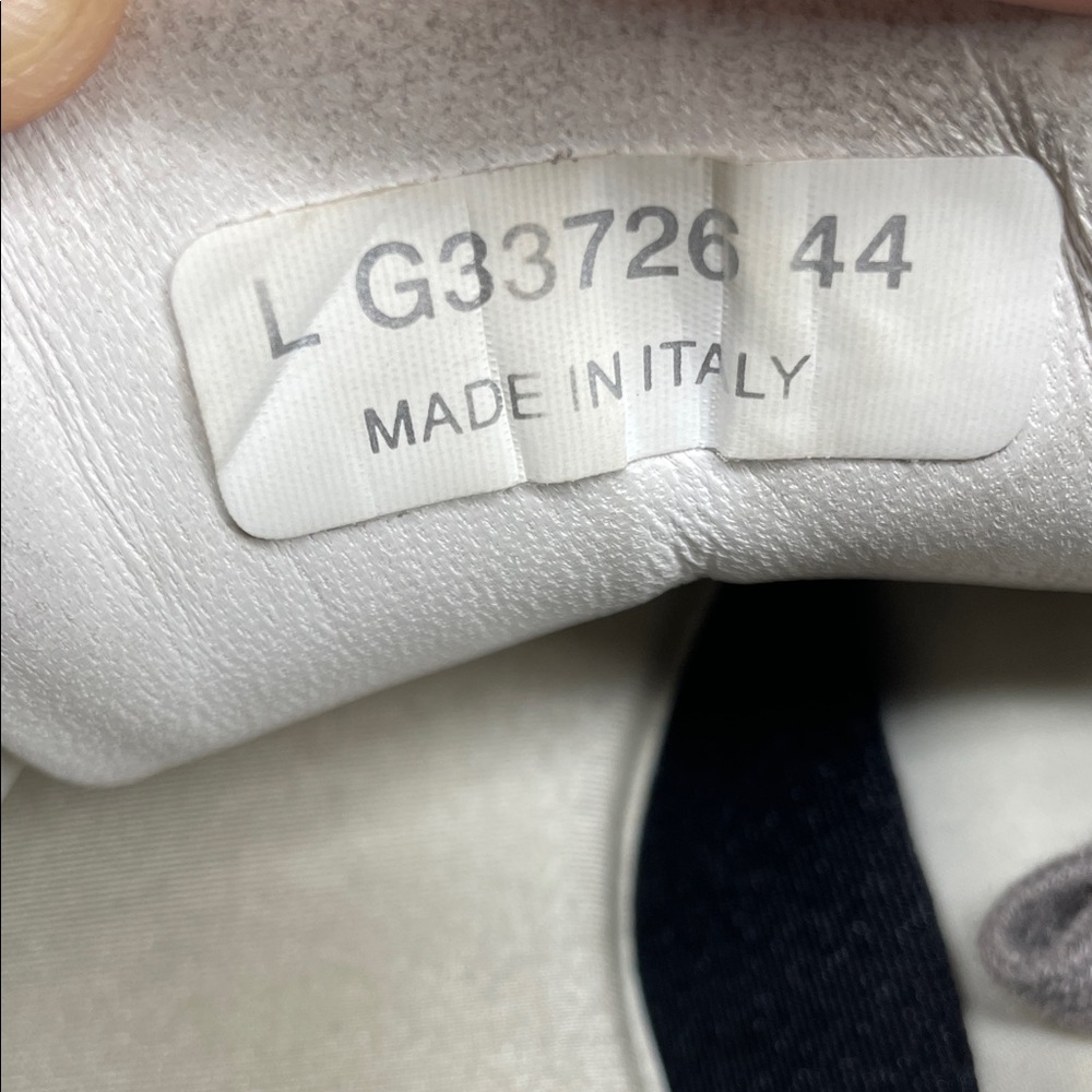 Authentic CHANEL Gray and Black Suede Sneakers with White CC Logo - Picture 7 of 13